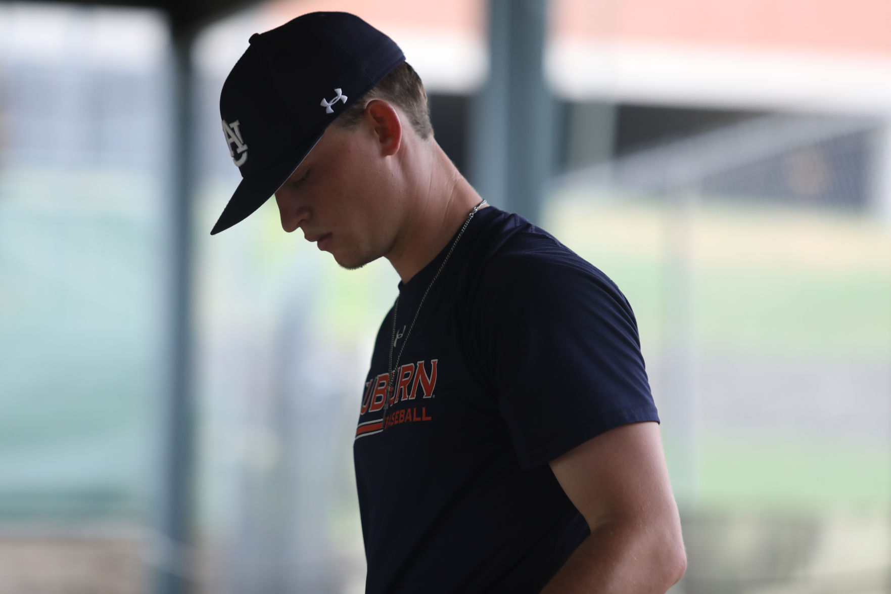 Auburn baseball practices prior to its appearance in the Super Regionals